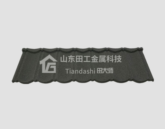 圆弧型金属彩石瓦