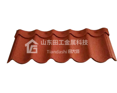 波浪型彩石金属瓦