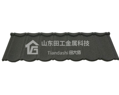 圆弧型彩石金属瓦
